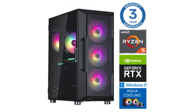INTOP AQUA Ryzen 5 7600X 32GB DDR5 2TB SSD M.2 NVME+2TB RTX3060 12GB WIN11