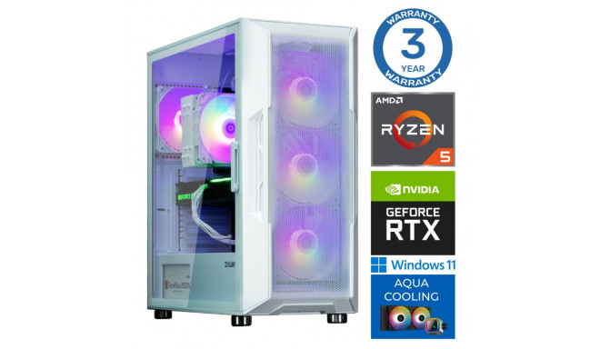 INTOP AQUA Ryzen 5 7600X 32GB DDR5 2TB SSD M.2 NVME+2TB RTX3060 12GB WIN11