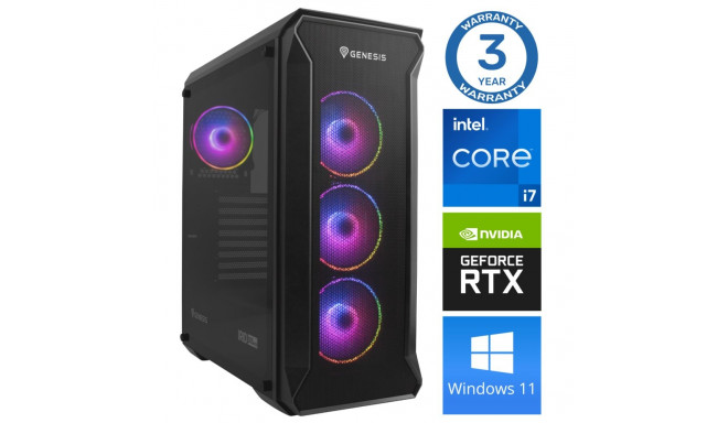 INTOP i7-12700F 32GB 1TB SSD M.2 NVME+2TB RTX4060 8GB WIN11