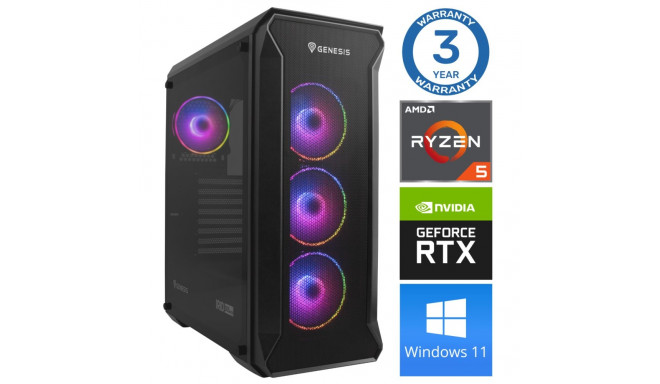 INTOP Ryzen 5 5500 16GB 500SSD M.2 NVME RTX4060Ti 8GB WIN11