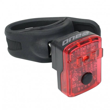 Tagumine jalgratta tuli Rock Machine R.Light 30 USB Black/Grey