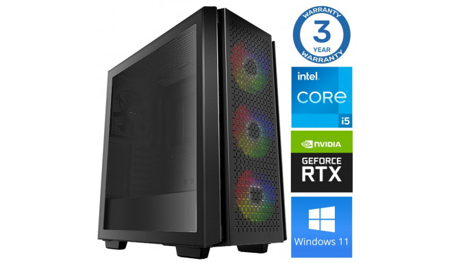 INTOP i5-12400F 16GB 250SSD M.2 NVME+2TB RTX3060 12GB WIN11