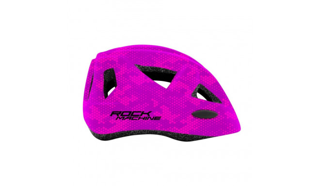 Aizsargķivere Rock Machine Racer Pink XS/S (48-52 cm)