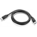 Lenovo DisplayPort to DisplayPort Cable 1.8 m, Black