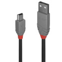 LINDY CABLE USB2 A TO MINI-B 2M/ANTHRA 36723