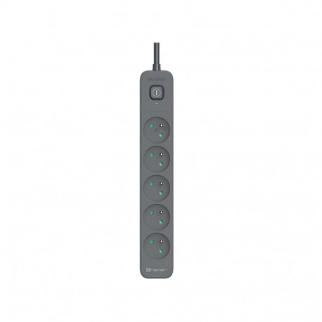 Tracer 47023  Power Line+ Graphite 1.8 m (5 outlets)