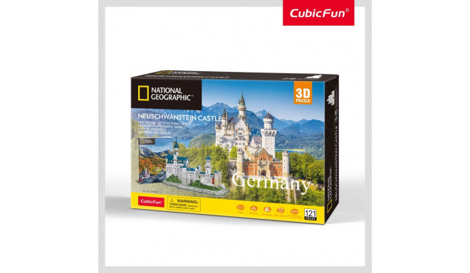 CUBICFUN 3D puzzle NatGeo Neuschwanstein castle