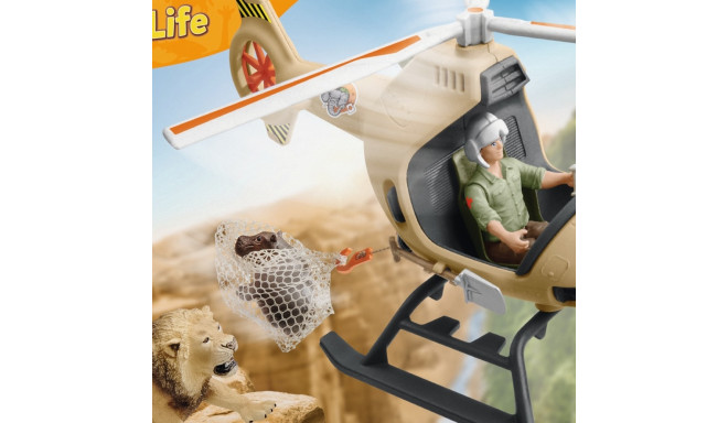 SCHLEICH WILD LIFE Animal rescue helicopter