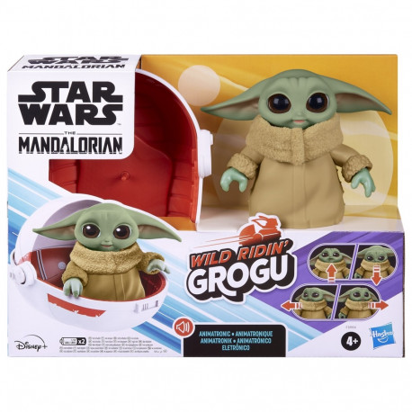 STAR WARS Interactive Plush Wild Ridin´ Grogu, 12 cm