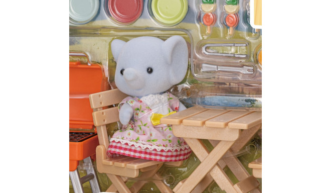 SYLVANIAN FAMILIES BBQ Piknika komplekts - Ziloņu meitenīte