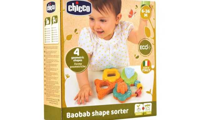 CHICCO educational toy Baobab shape sorter ECO