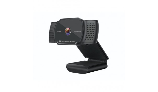 CONCEPTRONIC Webcam AMDIS 1080P(2K über Sof) AF (Web+Mic.)sw