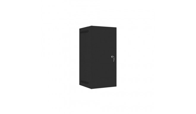 RACK CABINET 10" WALL-MOUNT 12U/280X310 FOR SELF-ASSEMBLY WITH METAL DOOR BLACK LANBERG (FLAT PACK)