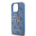 Guess 4G Big Logo iPhone 16 Pro Case - Blue