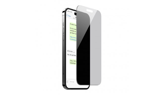Puro Privacy Tempered Glass for iPhone 16 / iPhone 15
