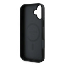 Guess 4G Printed Stripes MagSafe case for iPhone 16 Plus - black