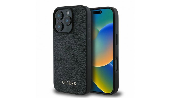 Guess kaitseümbris 4G Classic Case Apple iPhone 16 Pro Max, must