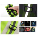 Adjustable reflective harness for a running bike - orange