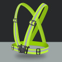 Adjustable reflective harness for a running bike - orange