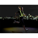 Adjustable reflective harness for a running bike - yellow