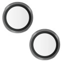 PanzerGlass Hoops Camera Protection for iPhone 15/15 Plus - with Black Frame