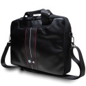 BMW Carbon & Red Stripes bag for a 16" laptop - black