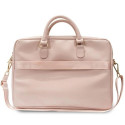 Guess Triangle 4G bag for a 16" laptop - pink