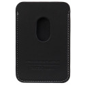 Audi Synthetic Leather magnetic wallet compatible with MagSafe - black