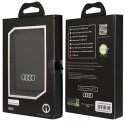 Audi Synthetic Leather magnetic wallet compatible with MagSafe - black