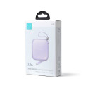 Joyroom powerbank 10000mAh Jelly Series 22.5W with built-in USB C cable purple (JR-L002)