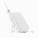 Joyroom powerbank with USB C and Lightning cables and Cutie Series stand 10000mAh 22.5W white (JR-L0