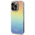Guess IML Faceted Mirror Disco Iridescent case for iPhone 14 Pro Max - multicolored