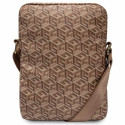 Guess Bag GUTB10HGCFSEW 10" brown/brown GCube Stripe Tablet Bag