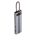Baseus Metal Gleam 11in1 multifunctional USB Type C HUB - 3x USB 3.2 Gen 1 5Gbps / USB Type C PD 100