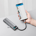 Baseus Metal Gleam 11in1 multifunctional USB Type C HUB - 3x USB 3.2 Gen 1 5Gbps / USB Type C PD 100