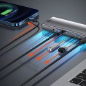 Baseus Metal Gleam 11in1 multifunctional USB Type C HUB - 3x USB 3.2 Gen 1 5Gbps / USB Type C PD 100