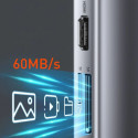 Baseus Metal Gleam 11in1 multifunctional USB Type C HUB - 3x USB 3.2 Gen 1 5Gbps / USB Type C PD 100
