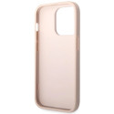 Guess 4G Big Metal Logo case for iPhone 15 Pro - pink