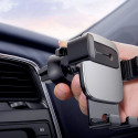 Baseus Cube SUYL-FK01 gravity phone holder 4.7-6.6" for car air vent - black