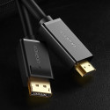 Ugreen unidirectional DisplayPort to HDMI Cable 4K 30Hz 32 AWG 2m Black (DP101 10202)