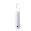 Joyroom mini powerbank 10000mAh Colorful Series 22.5W with 2 built-in USB C and Lightning cables whi