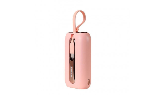 Joyroom mini powerbank 10000mAh Colorful Series 22.5W with 2 built-in USB C and Lightning cables pin