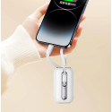 Joyroom mini powerbank 10000mAh Colorful Series 22.5W with 2 built-in USB C and Lightning cables whi