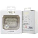 Guess GUAP2PGEHCDD case for AirPods Pro 2 cover - gold Fixed Glitter Heart Diamond Charm