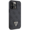 Guess GUHCP13XP4TDSCPK case for iPhone 13 Pro Max 6.7" - black Crossbody 4G Metal Logo