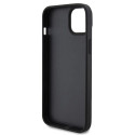 Ferrari Twist Metal Logo case for iPhone 15 Plus - black