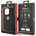 Ferrari Quilted Metal Logo case for iPhone 15 Pro - black