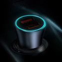 Baseus Golden Contactor Pro fast car charger 2x USB 40 W Quick Charge SCP FCP AFC + USB cable - USB 