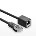 Ugreen NW112 11282 Network Ethernet Cable RJ45 (Female) - RJ45 (Male) F/UTP Cat. 6 1 Gbps 3m - black