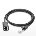 Ugreen NW112 11282 Network Ethernet Cable RJ45 (Female) - RJ45 (Male) F/UTP Cat. 6 1 Gbps 3m - black